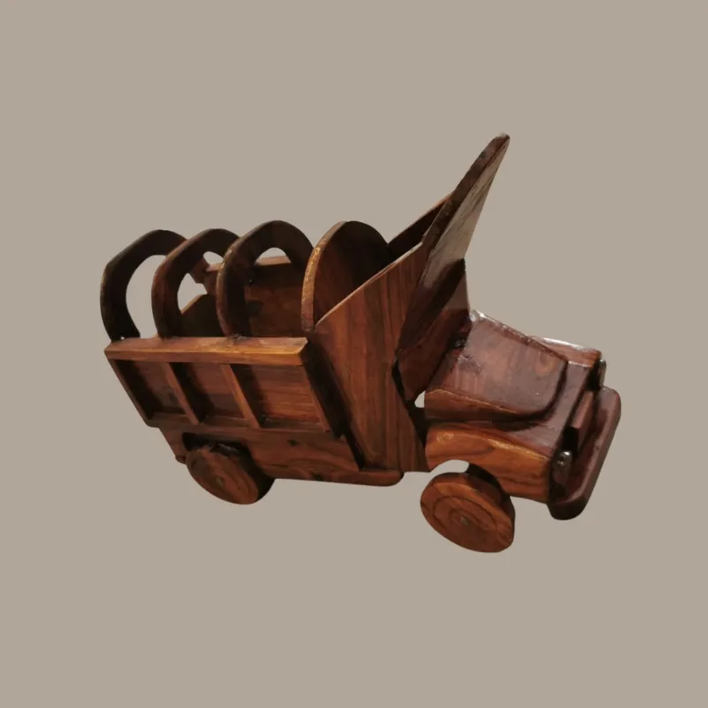 Wooden handicrafts truck